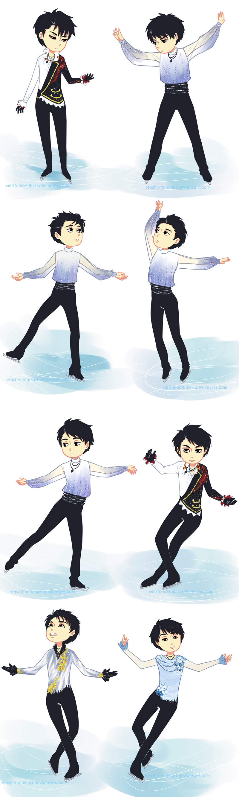 Yuzuru chibis