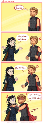 Avengers IW - Surprise by Tenshi-no-Hikari