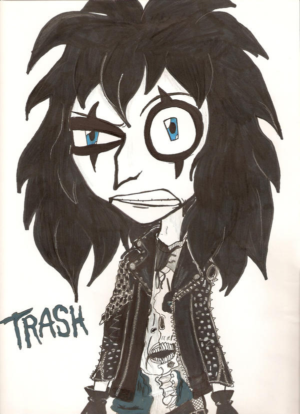 alice cooper-invader zim style