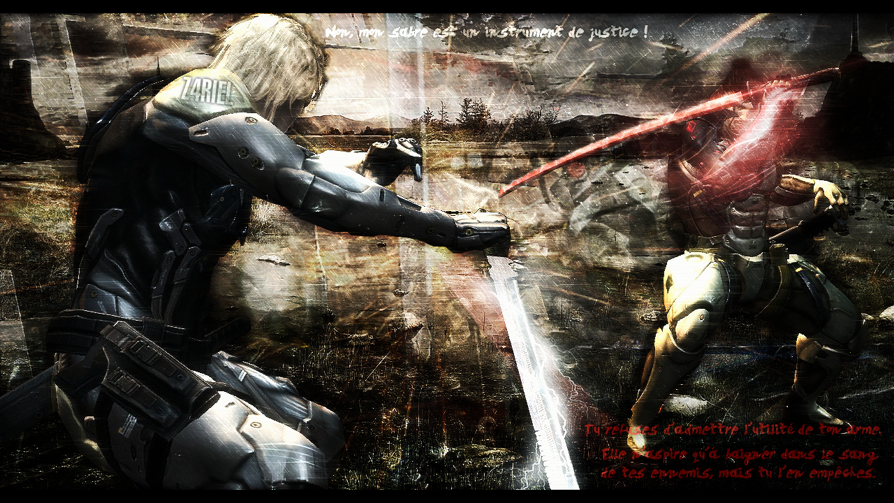 Metal Gear Rising - Raiden vs Sam