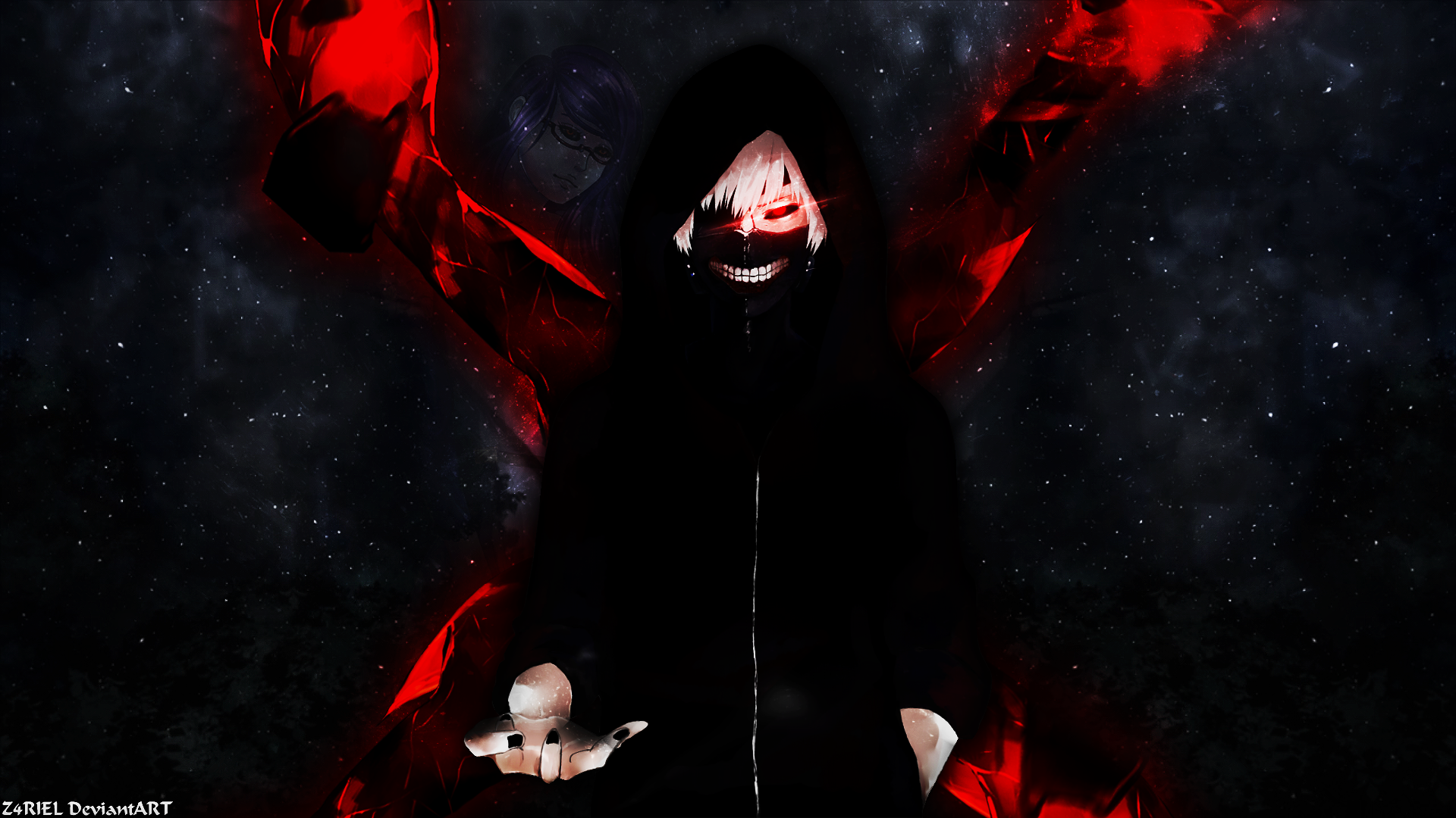 Tokyo Ghoul Wallpaper Kaneki Ken Fire by Lilzimm48 on DeviantArt