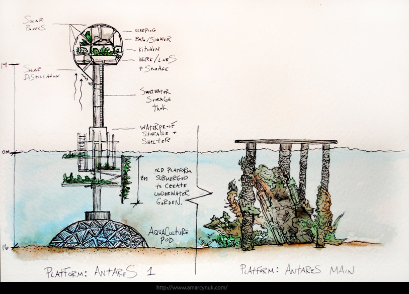 Oil Platform Re-Use In Italy