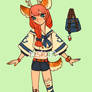 ADOPT: Deer Kemonomimi Sailor Outfit (CLOSED) AUC