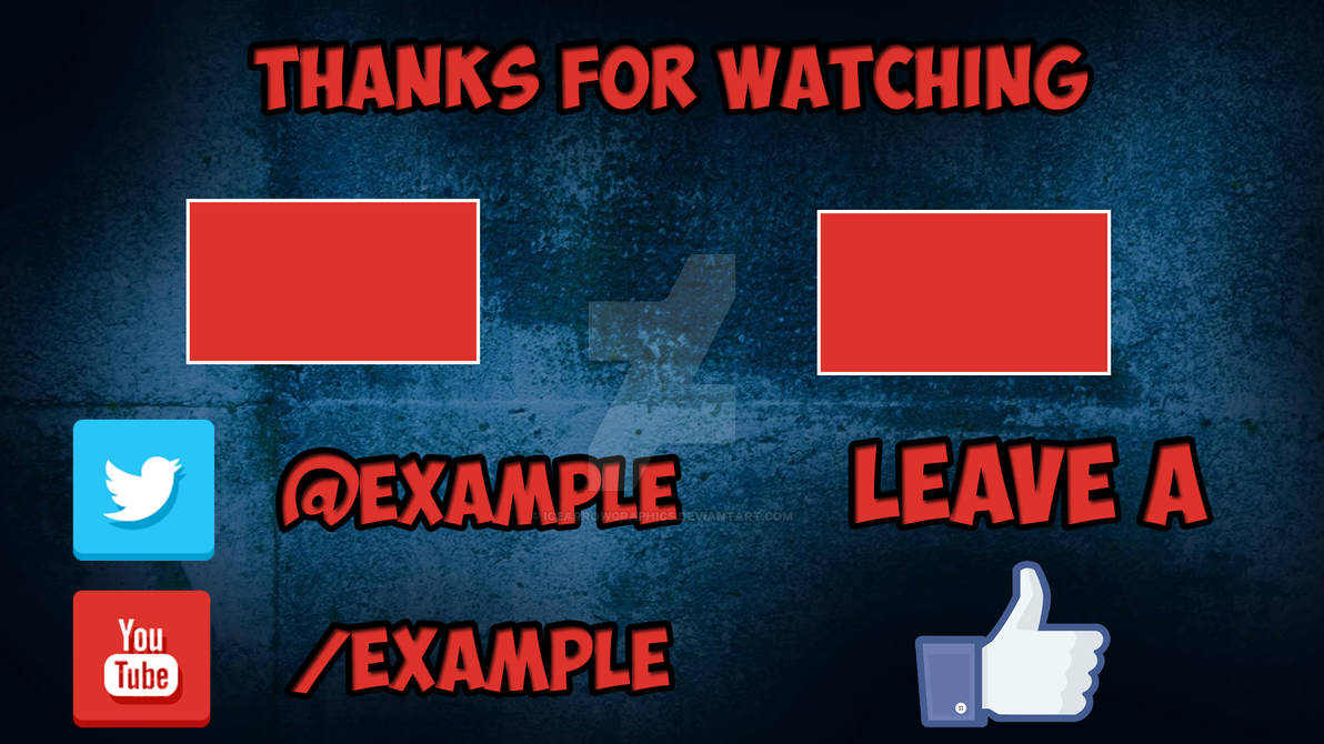 Outro Template #1 by IceArrowGraphics on DeviantArt