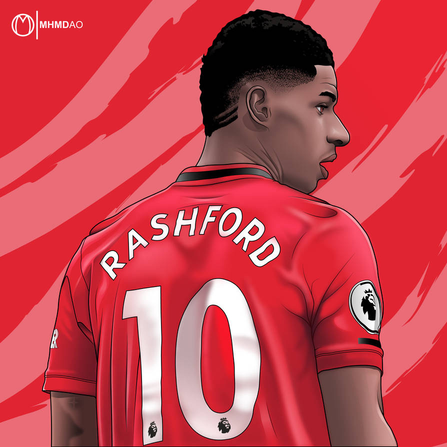 Marcus Rashford Handwriting Marcus Rashford 2020 illustration by MhmdAo on DeviantArt