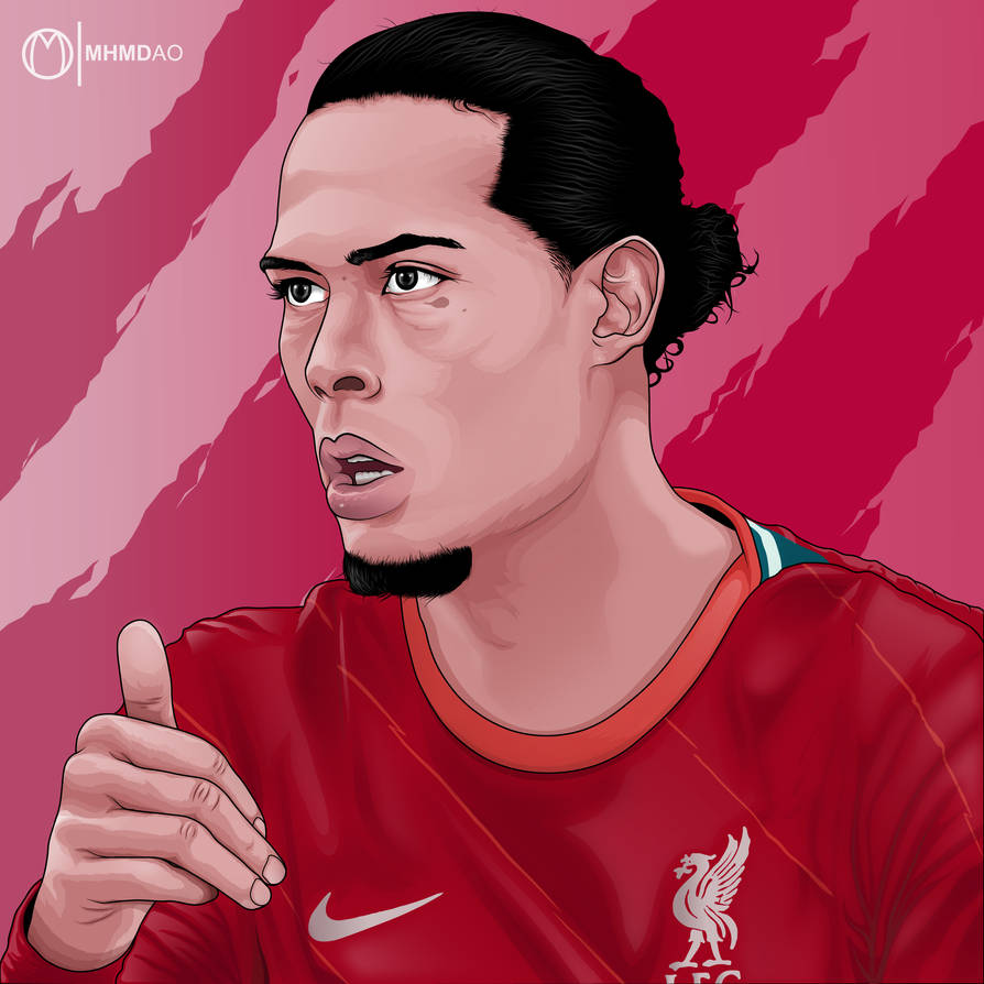 Virgil Van Dijk Liverpool Central Back - Drawing by MhmdAo on DeviantArt