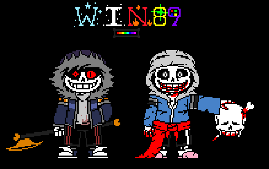 Horror! Sans - Battle Sprite - v2 by daunderspriter on DeviantArt