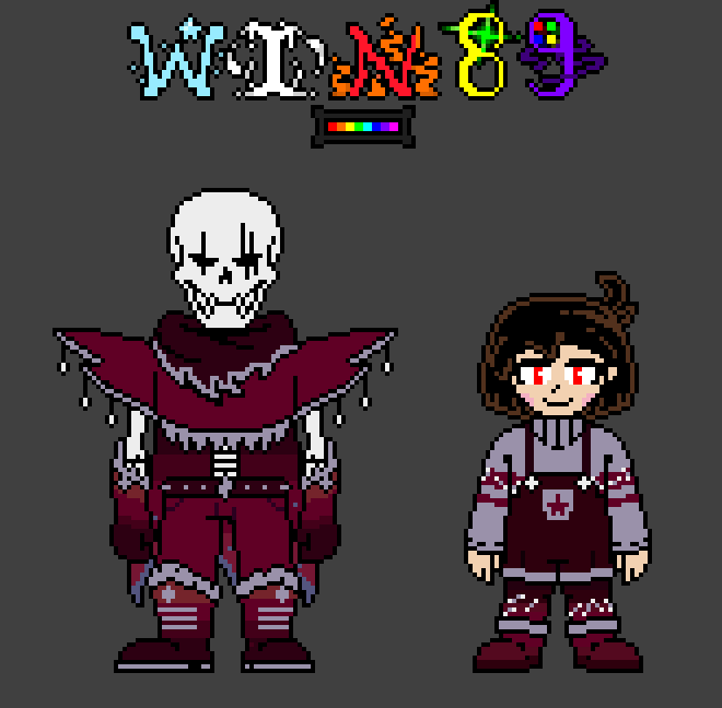 Outerfell Ink OuterFell Papyrus and Chara in Color by WindowsSans89YT on DeviantArt