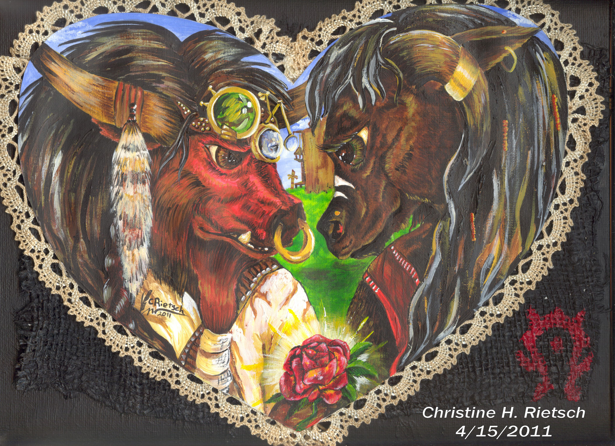 Motecuhzoma and Ciuacoatl WOW by Black-Feather