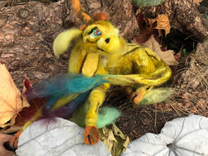 Cypress the Kirin by Christine Rietsch needlefelt