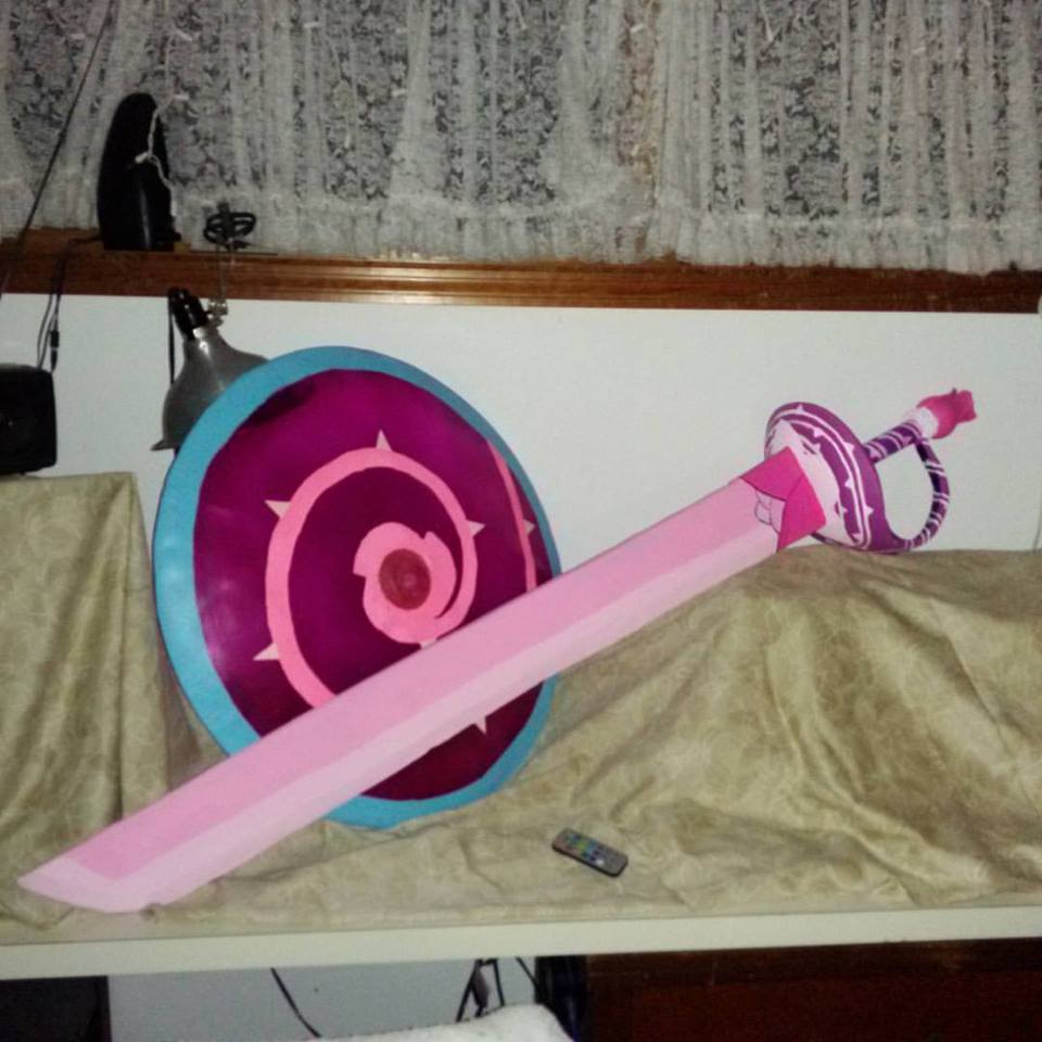 Rose Quartz Sword and Shield