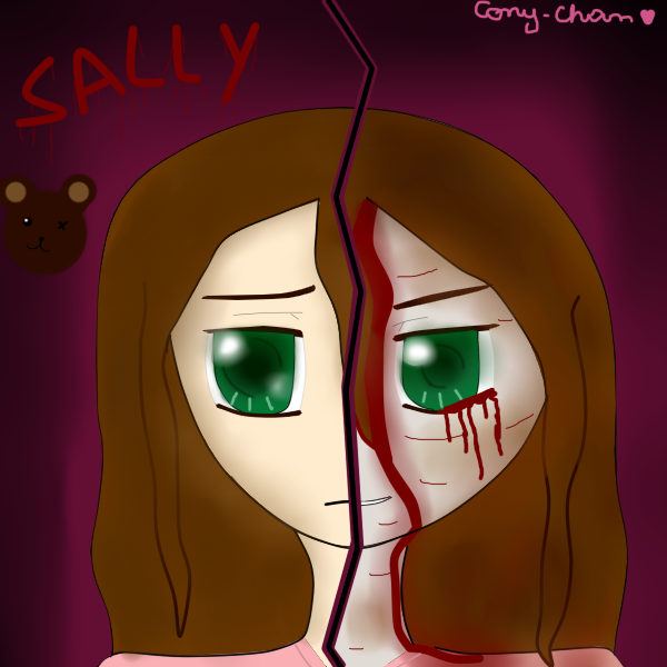 SALLY (CREEPYPASTA) Poster for Sale by Skayda