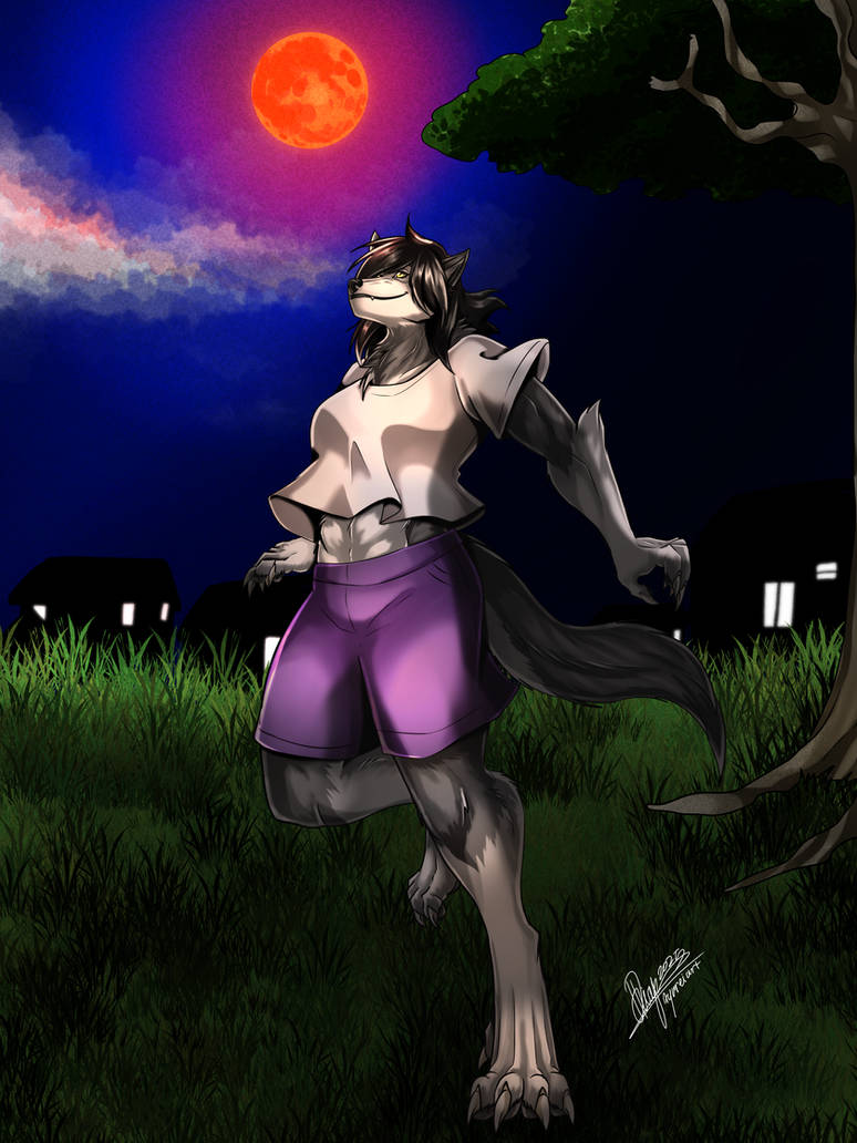 Delta Red Werewolf Red full moon werewolf me by ayureiart on DeviantArt