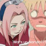 Sakura and Naruto in hot springs