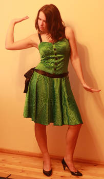 green dress stock 08