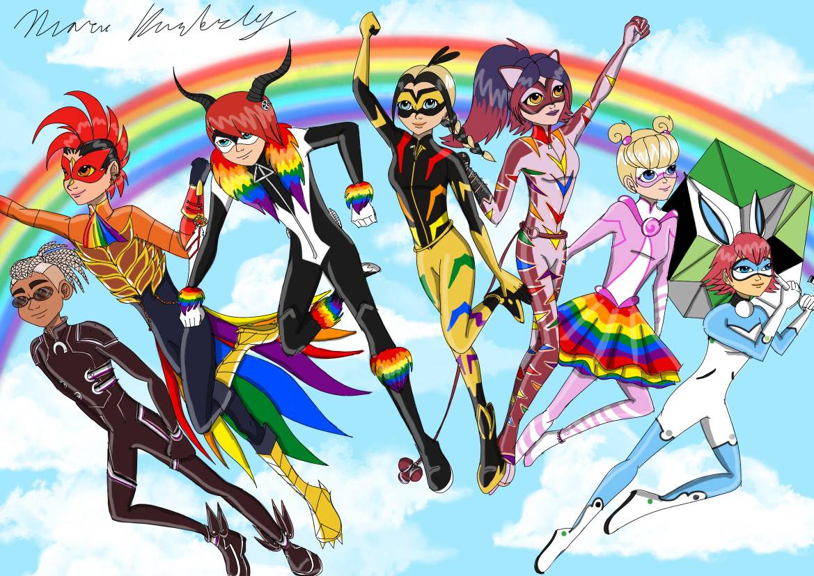 Miraculous Paris Pride 2023 by MarcKurtzberg on DeviantArt