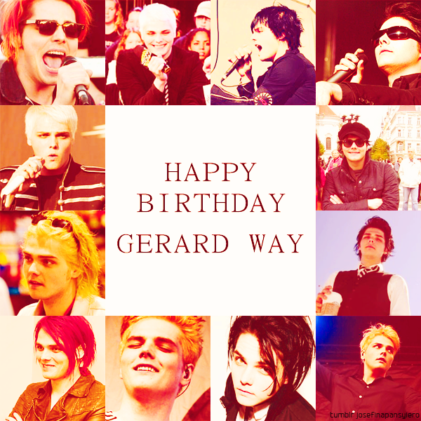 Happy Birthday Gerard Way