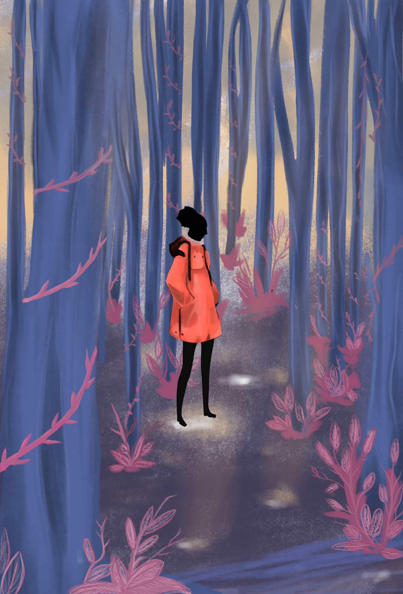 Girl In The Woods