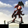 Mech rouge