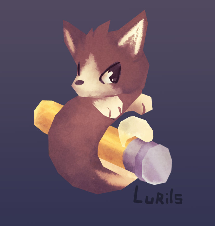 Beta Pokemon - Kuda Gintsune by lurils on DeviantArt