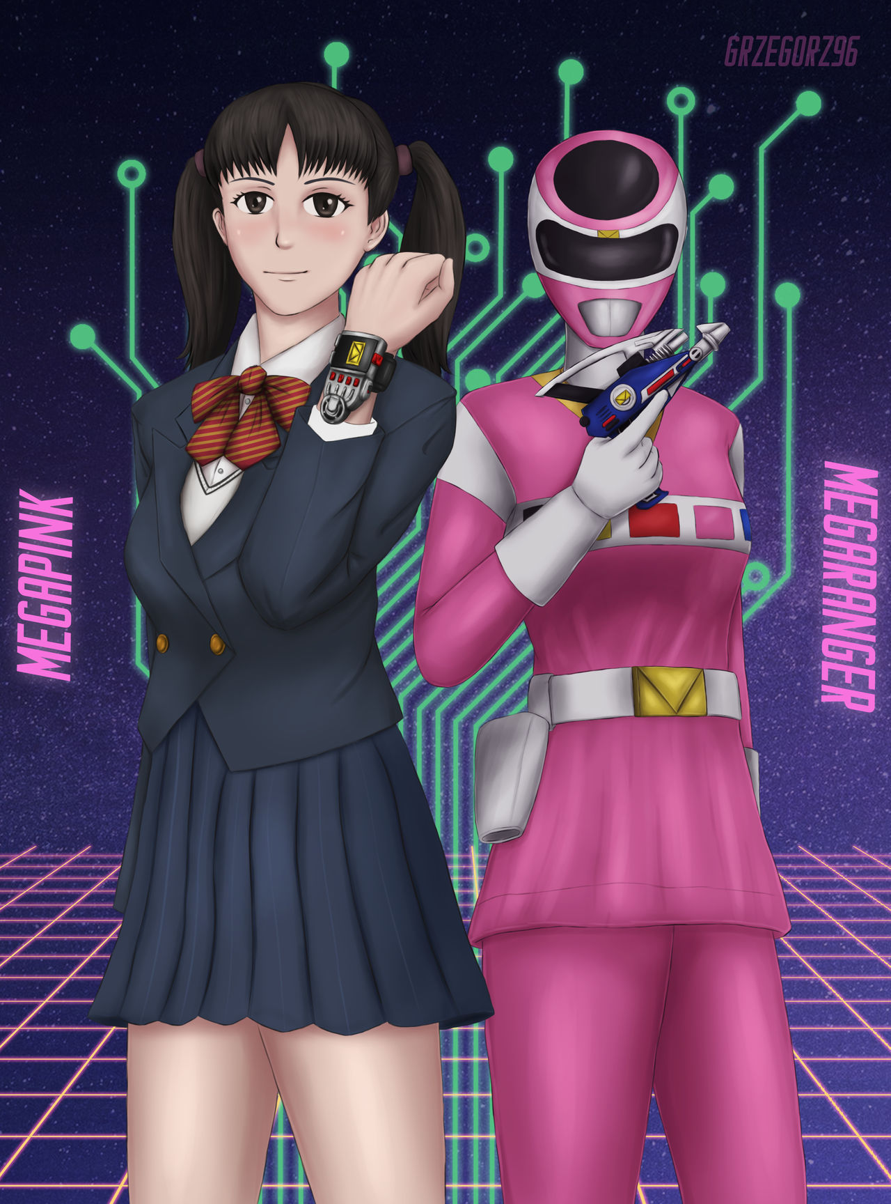 Megapink Megaranger by Grzegorz1996 on DeviantArt