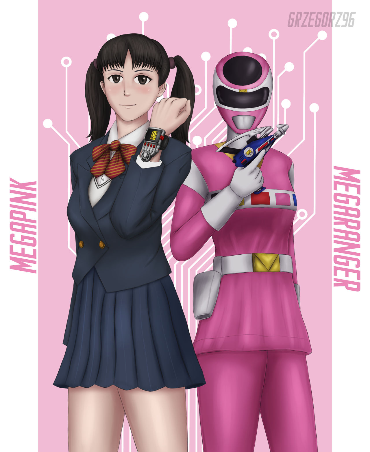 Megapink Megaranger by Grzegorz1996 on DeviantArt