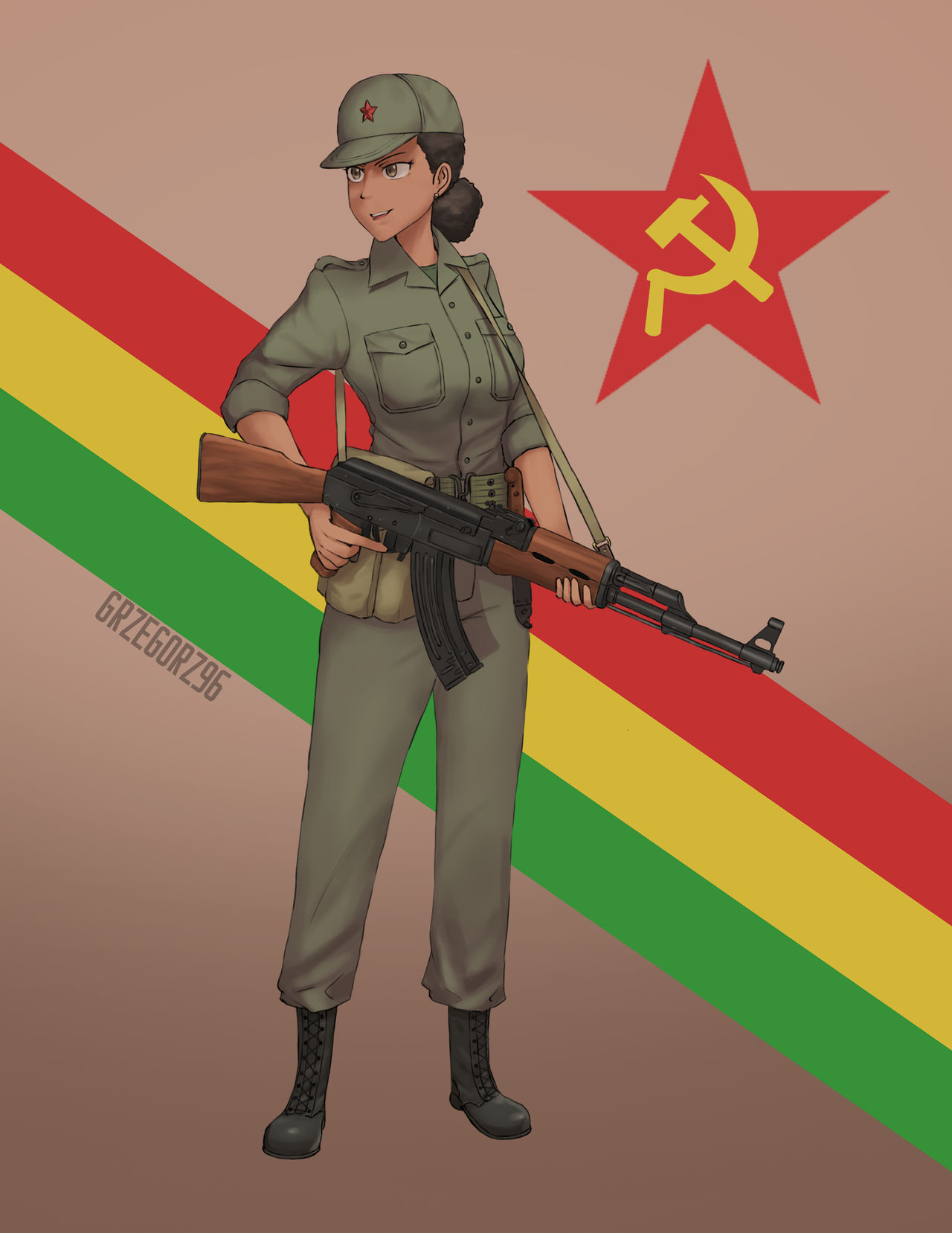 Derg General Ethiopia Derg by Grzegorz1996 on DeviantArt