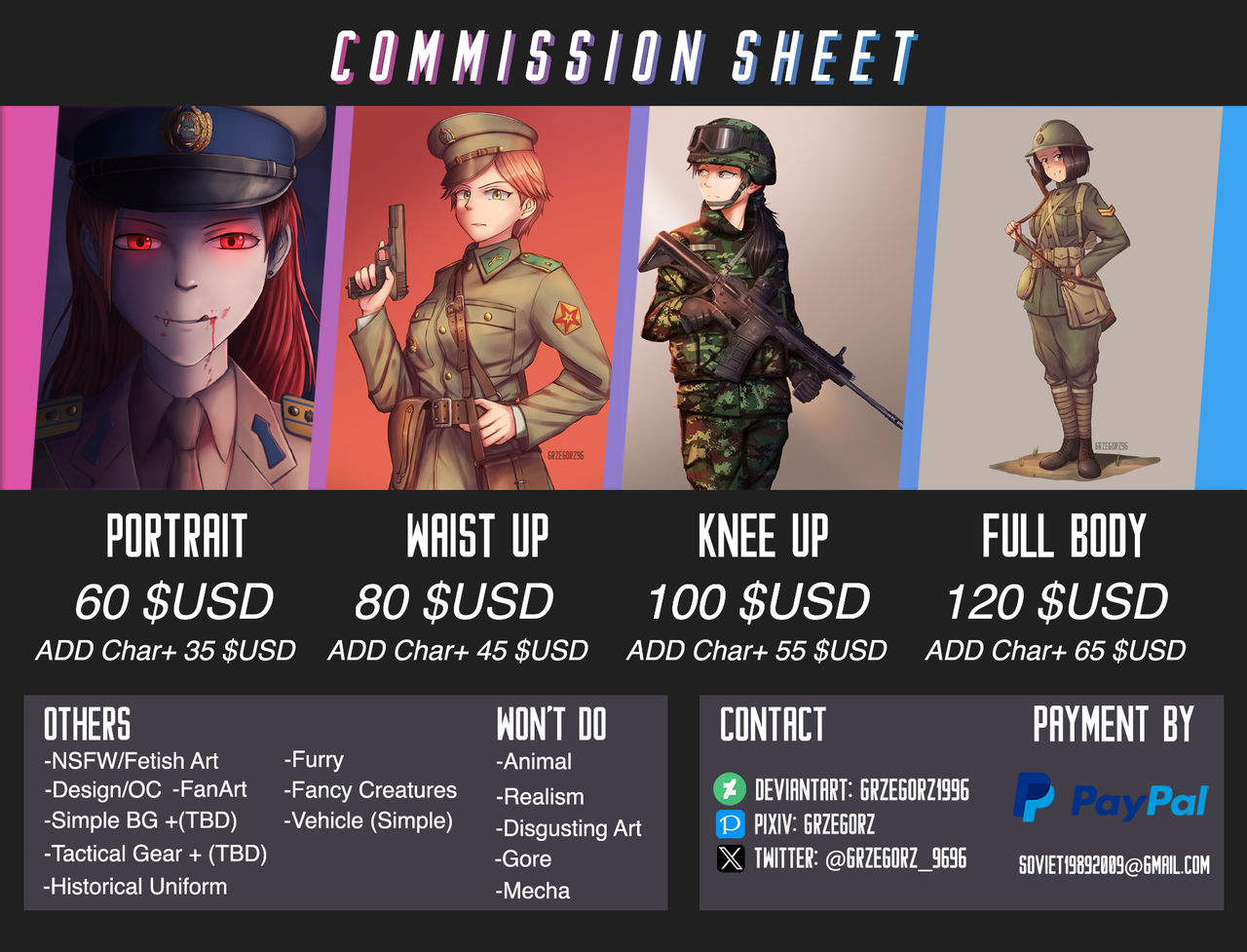 Cosplay Commission.pdf Commission Sheet updated by Grzegorz1996 on DeviantArt