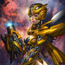 Hot female bumblebee 