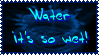 Water stamp