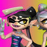 (C4D) The Squid Sisters: Callie and Marie