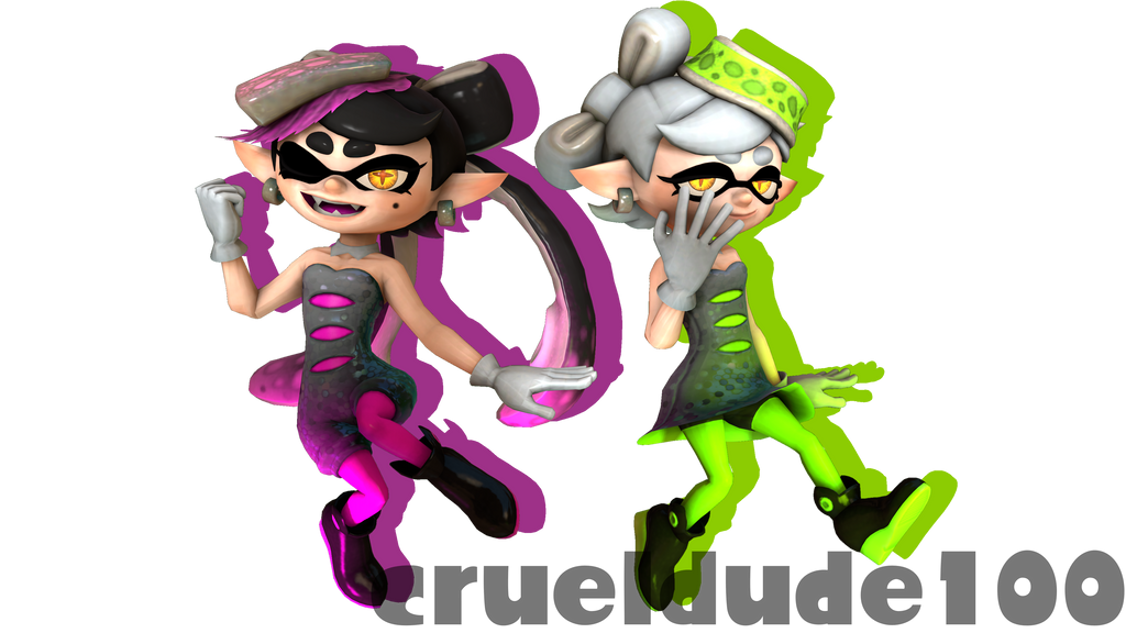 (SFM Splatoon) Callie and Marie! by crueldude100 on DeviantArt