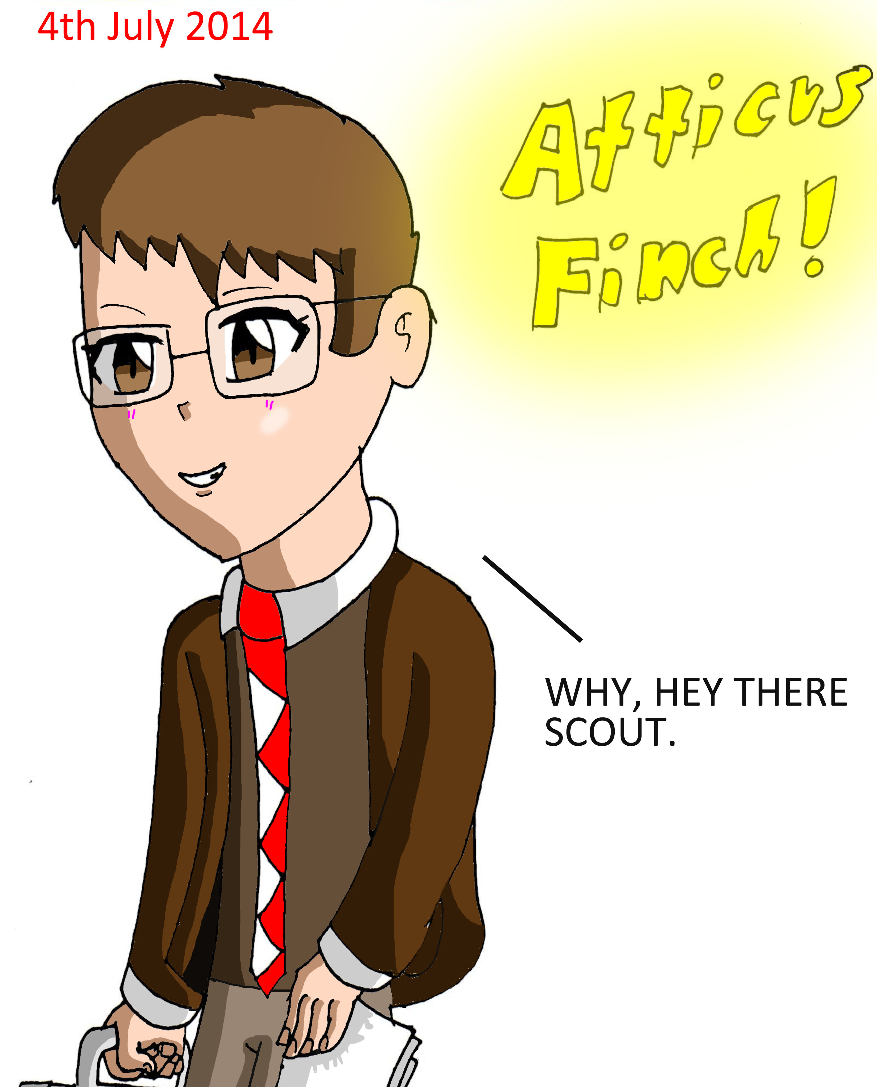 atticus finch character sketch