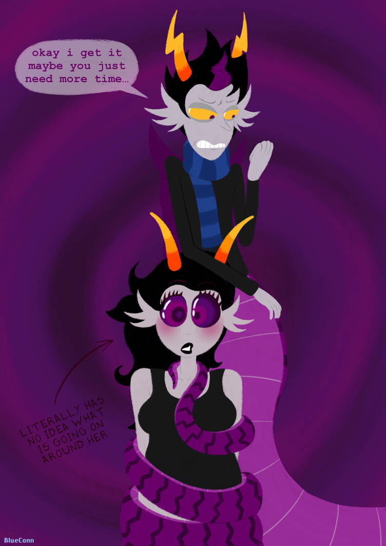 Definitely time, Eridan, definitely by BlueConn on DeviantArt