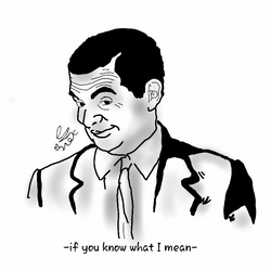 If you know what I mean -Mr. bean