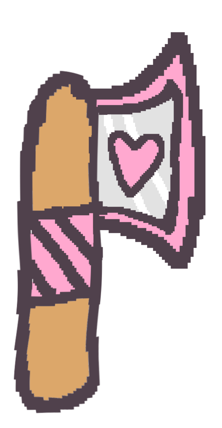 goofy ahh axe by furplelolol on DeviantArt