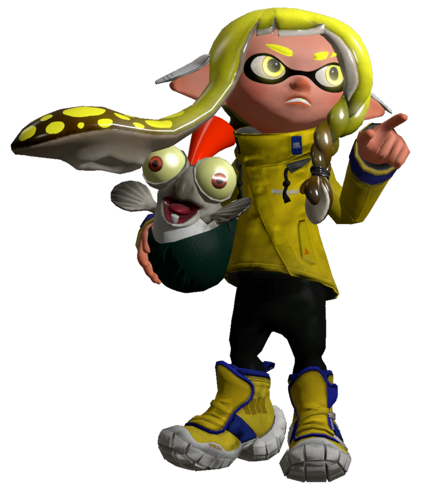 Splatoon Beta Renders Splatoon Legacy - All-New Agent 3 Render by EricoTheFandomWonder on ...