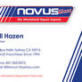 NOVUS Glass Business Card