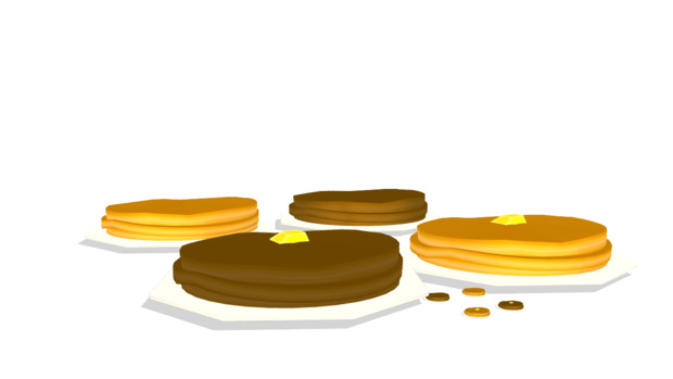 Snack Mmd MMD Prop - Pancakes by KawaiiMaSu on DeviantArt