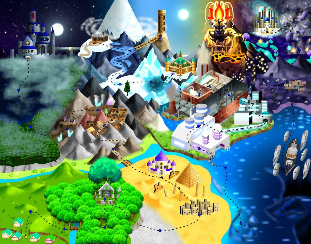 World Map of Architea by Soron-exle on DeviantArt