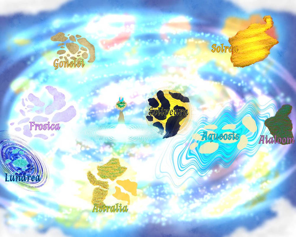 Exorhas Map Map of the Etherasphere by Soron-exle on DeviantArt