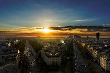 Parisian sunset