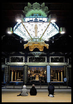 Meditation in a Kyoto temple
