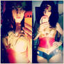 A little joke with my Wonder Woman cosplay s2