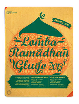 Pamflet Lomba Ramadhan Glugo 2013