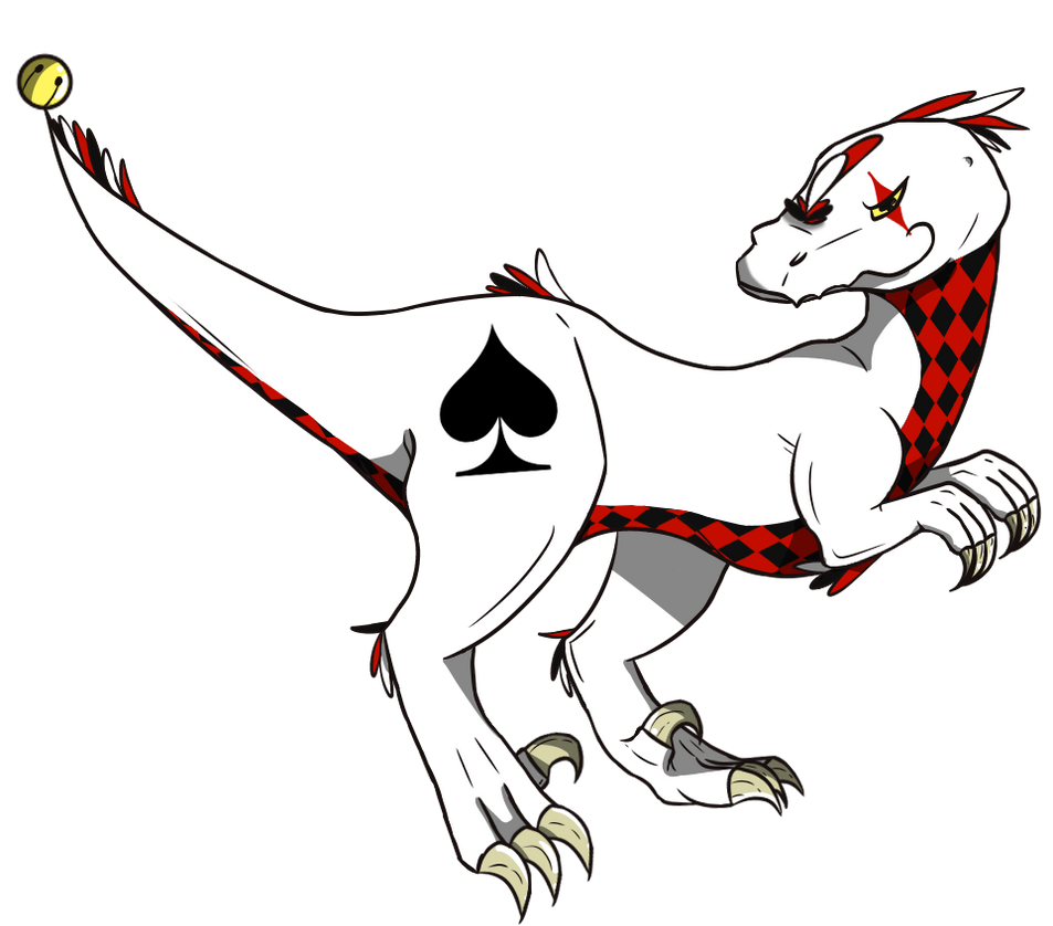 Jake Raptor Joker Raptor by Curiosity-Ethereal on DeviantArt