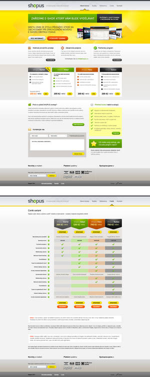 Shopus - e-shop rental system