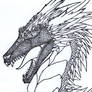 Spiky dragon portait
