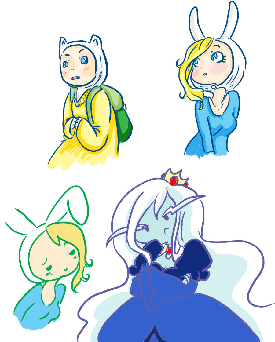 drawing adventure time time :D by Cloverminto on DeviantArt