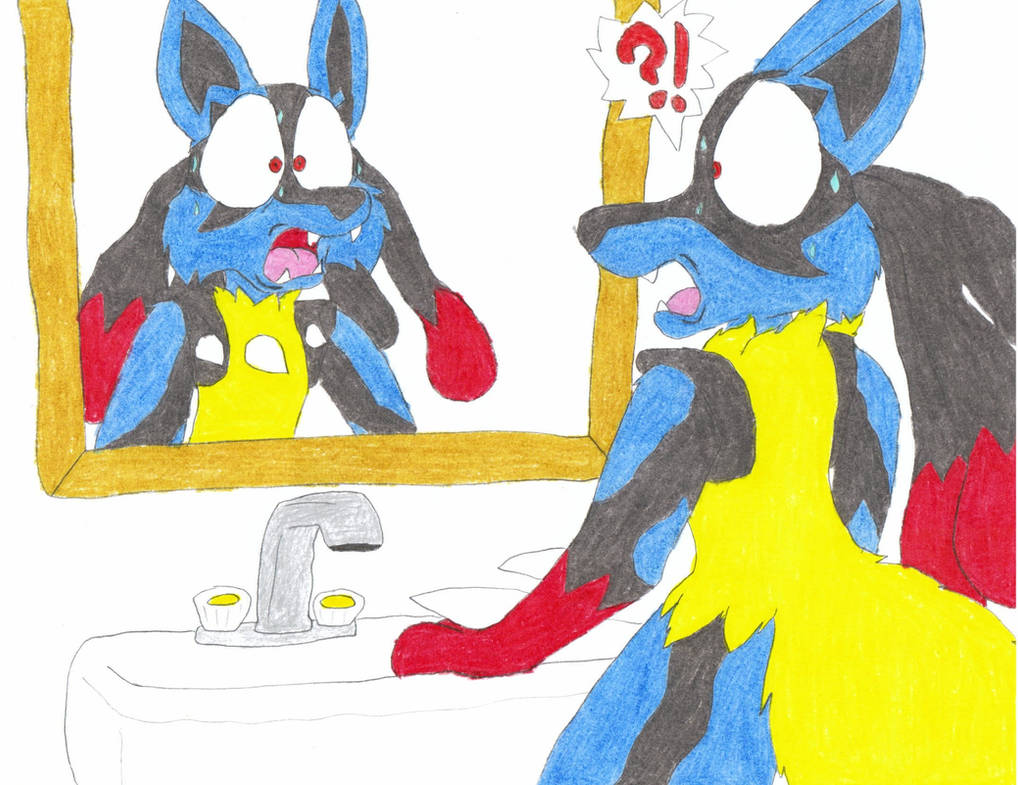 When Lucario wakes up in his Mega Evolution...